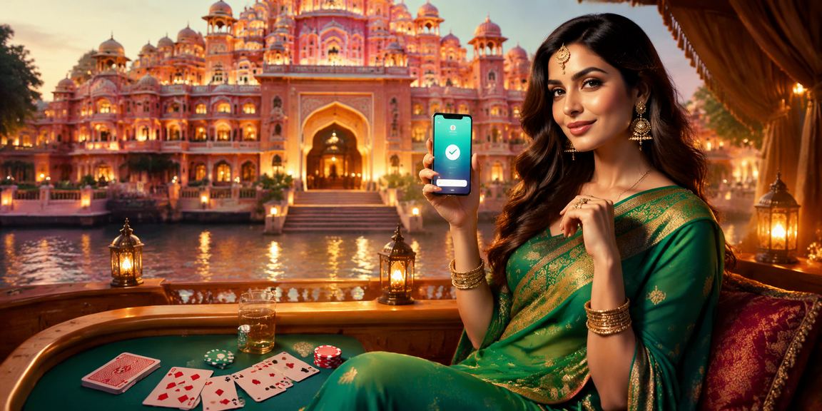 Indian player enjoying Teen Patti card game on mobile