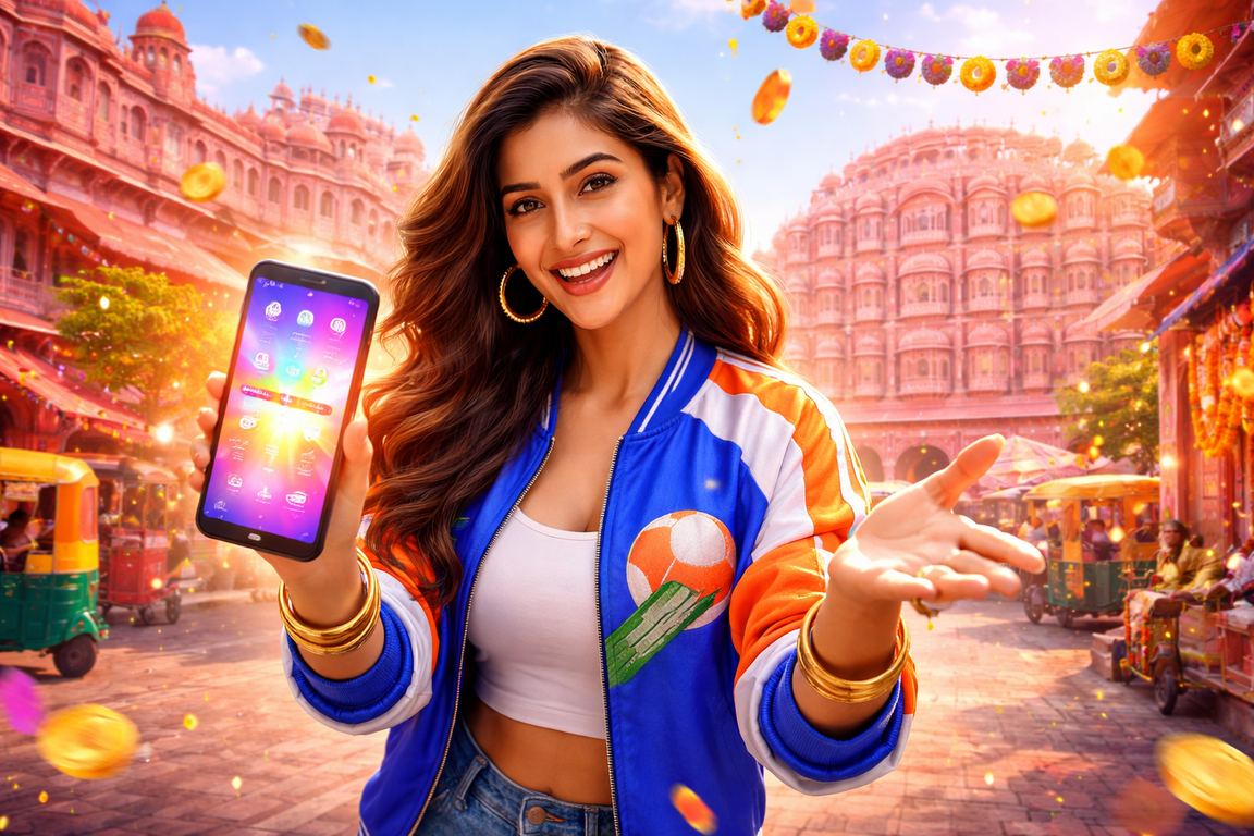 User accessing 1337x promotions page on mobile in Jaipur